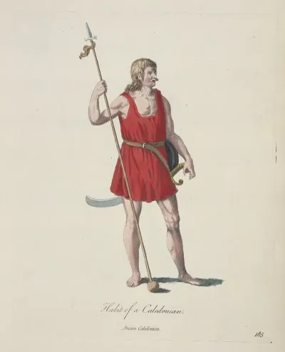 Habit Of A Caledonian Ancien Caledonien