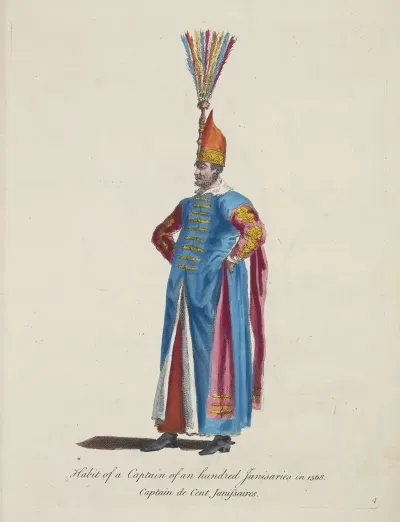 Habit Of A Captain Of An Hundred Janisaries In 1568 Captain De Cent Janissaires