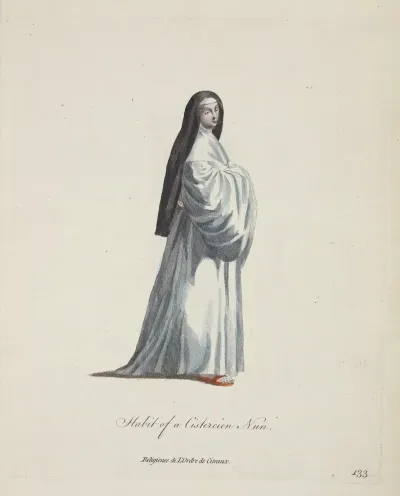 Habit Of A Cistercian Nun Religieuse De Lordre De Citeaux