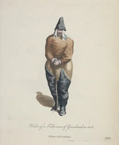 Habit Of A Fisherman Of Greenland In 1626 Pecheur De Groenland