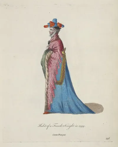 Habit Of A French Knight In 1399 Comte Francais