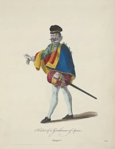 Habit Of A Gentleman Of Spain Espagnol