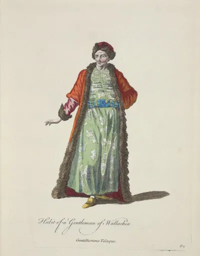 Habit Of A Gentleman Of Wallachia Gentilhomme Valaque
