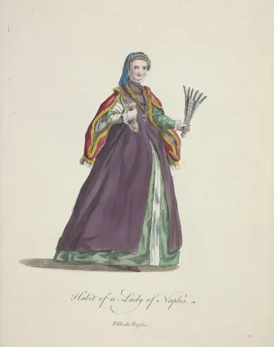 Habit Of A Lady Of Naples Fille De Naples