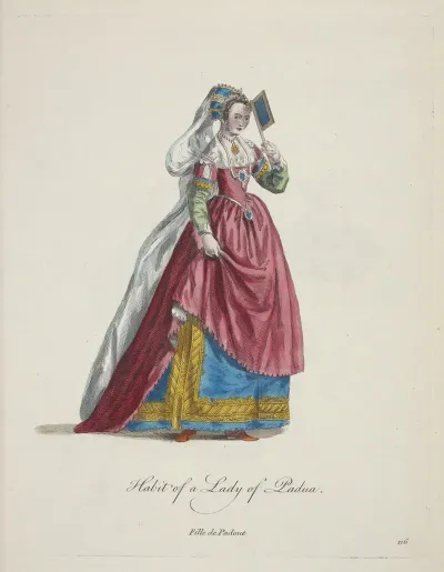 Habit Of A Lady Of Padua Fille De Padoue