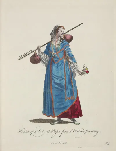 Habit Of A Lady Of Persia From A Modern Painting Dame Persiane