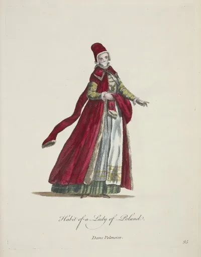 Habit Of A Lady Of Poland Dame Polonoise