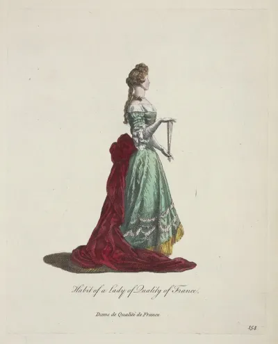 Habit Of A Lady Of Quality Of France Dame De Qualite De France