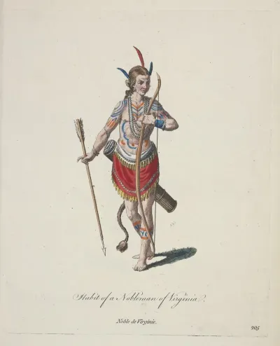 Habit Of A Nobleman Of Virginia Noble De Virginie