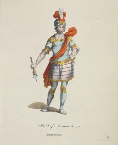 Habit Of A Roman In 44 Ancien Romain