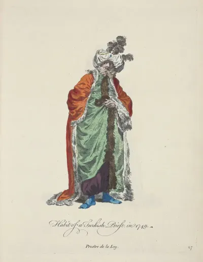 Habit Of A Turkish Priest In 1749 Prestre De La Loy