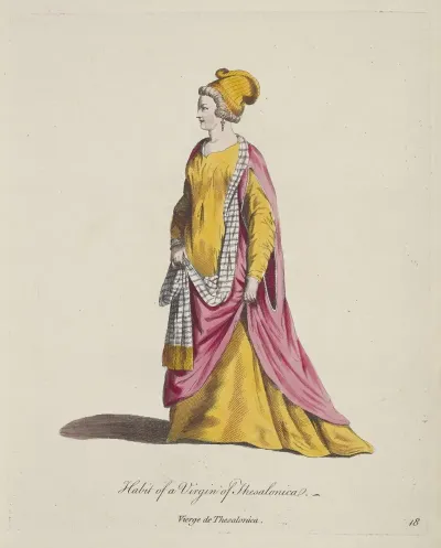 Habit Of A Virgin Of Thesalonica Vierge De Thesalonica