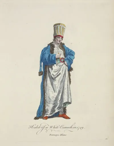 Habit Of A White Eunuch In 1749 Eunuque Blanc