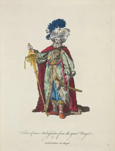 Habit Of An Ambassador From The Great Mogul Ambassadeur Du Mogol