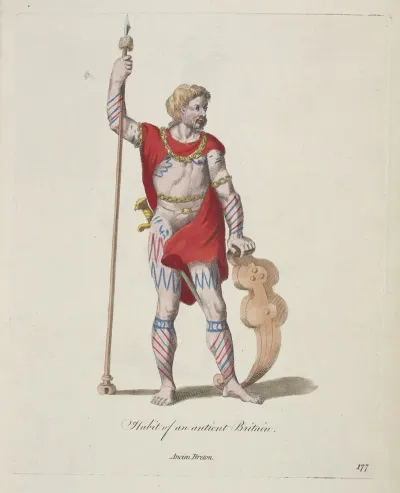 Habit Of An Antient Britain Ancien Breton