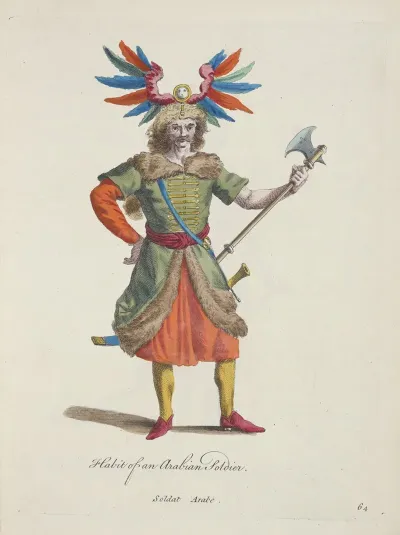 Habit Of An Arabian Soldier Soldat Arabe