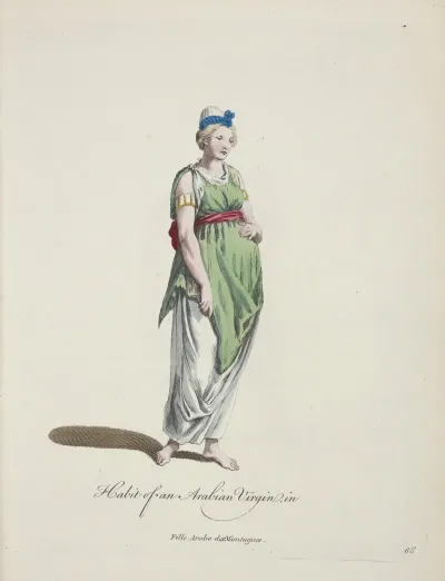 Habit Of An Arabian Virgin Fille Arabe Des Montagnes