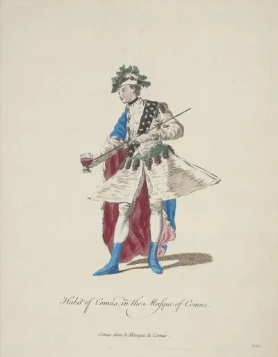 Habit Of Comus In The Masque Of Comus Comus Dans Le Masque De Comus
