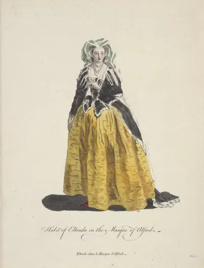 Habit Of Eltruda In The Masque Of Alfred Eltrude Dans Le Masque Dalfred