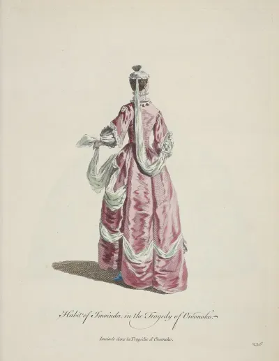 Habit Of Imoinda In The Tragedy Of Oroonoko Imoidnde Dans La Tragedie Doroonoko 2
