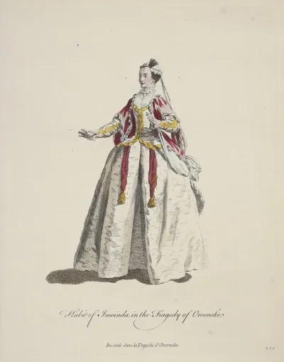 Habit Of Imoinda In The Tragedy Of Oroonoko Imoidnde Dans La Tragedie Doroonoko