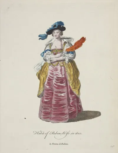 Habit Of Rubens Wife In 1620 La Femme De Rubens