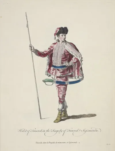 Habit Of Tancred In The Tragedy Of Tancred Sigismunda
