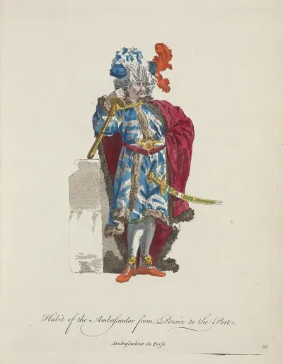 Habit Of The Ambassador From Persia To The Port Ambassadeur De Perse