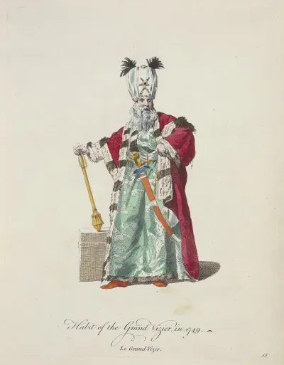 Habit Of The Grand Vizier In 1749 Le Grand Vizir