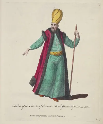 Habit Of The Master Of Ceremonies To The Grand Seignor In 1700 Maitre De Ceremonies Du Grand Seigneur