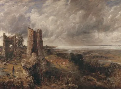 Hadleigh Castle The Mouth Of The Thames Morning After A Stormy Night