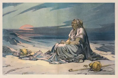 Hagar And Ishmael In The Desert 2