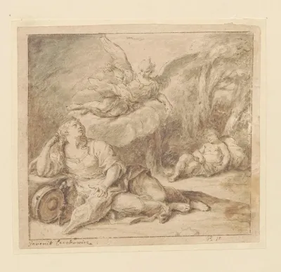 Hagar And Ishmael In The Desert 3