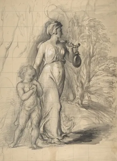 Hagar And Ishmael In The Wilderness