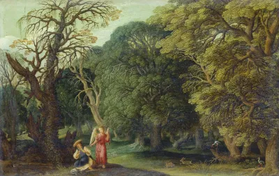 Hagar And The Angel In The Desert