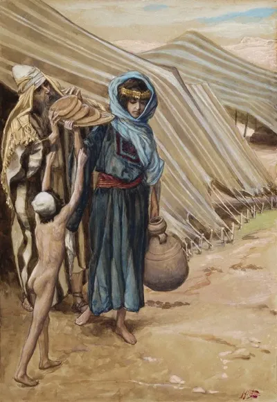 Hagar Departeth From Abraham
