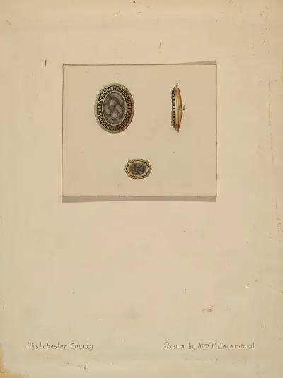 Hair Brooch And Ring