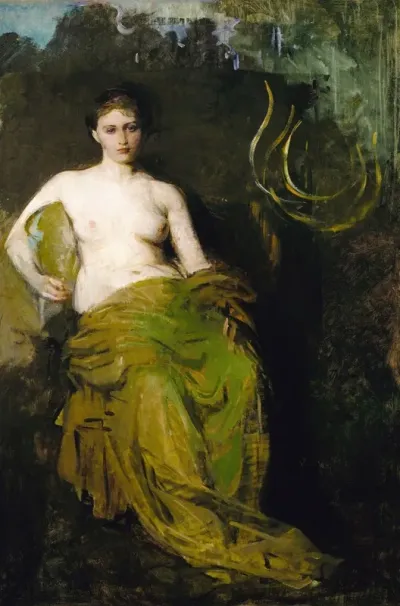 Half Draped Figure