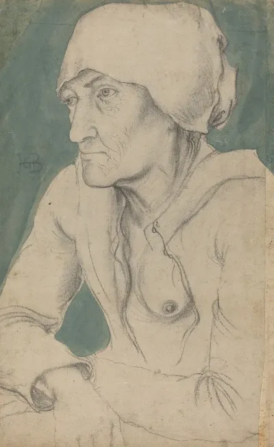 Half Figure Of An Old Woman With A Cap