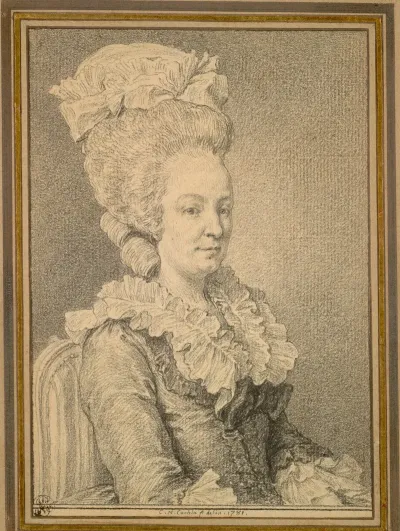 Half Length Portrait Of A Seated Woman