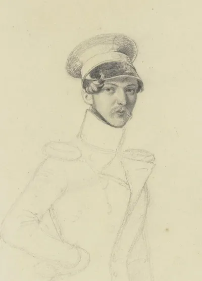 Half Length Portrait Of An Officer