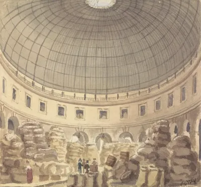 Halle Au Ble Interior