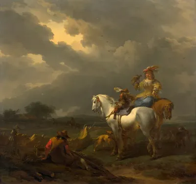 Halt Of Falcon Hunt