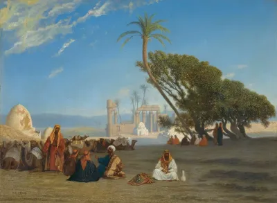 Halte Dans Le Desert