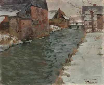 Hameau En Bord De Riviere
