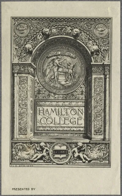 Hamilton College Clinton N Y