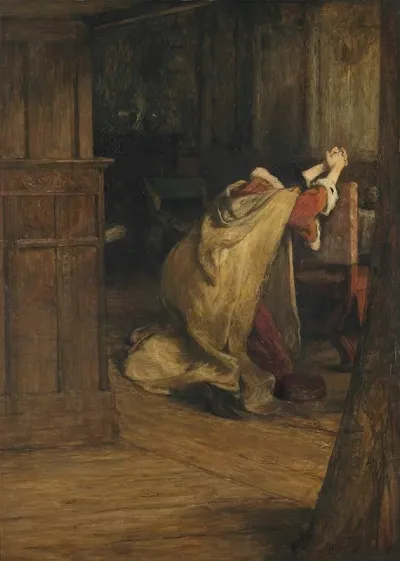 Hamlet And The King Pray I Can Not My Words Fly Up My Thoughts Remain Below Words Without Thoughts Never To Heaven Go Act Iii Scene 3