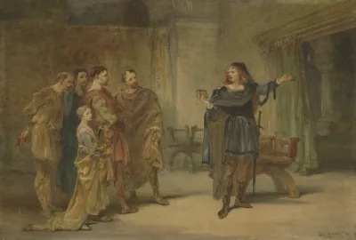 Hamlet And The Players Hamlet Iii2