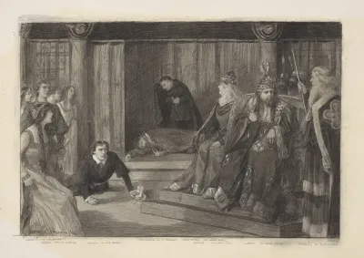 Hamlet At The Adelphi The Play Scene Act Iii
