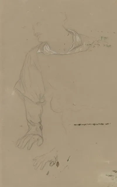 Hamlet Den Arm Aufstutzend